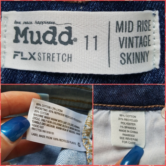 vintage Mudd women's pants jeans - Picture 7 of 7